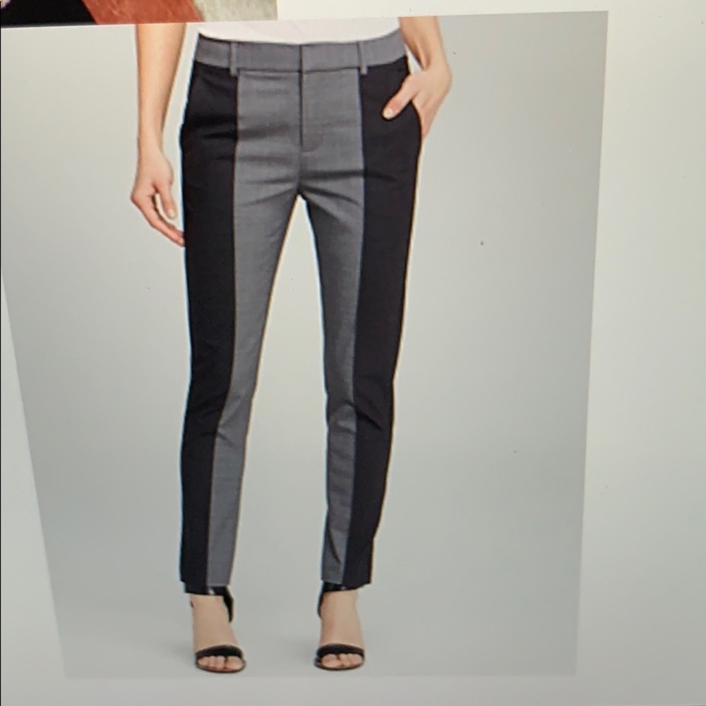 VINCE COLOR BLOCK NEW PANTS Size 2 NEW WITH TAGS